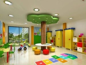 Interior of a play school