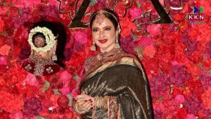 Celebrity photographer Dabboo Ratnani shared stunning pictures of Rekha in a pink Anarkali.