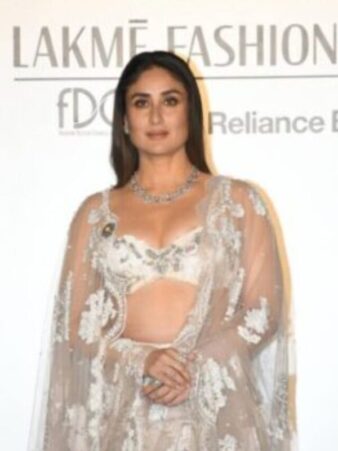 Kareena Kapoor Khan steals the spotlight with her royal look at Fashion Week.